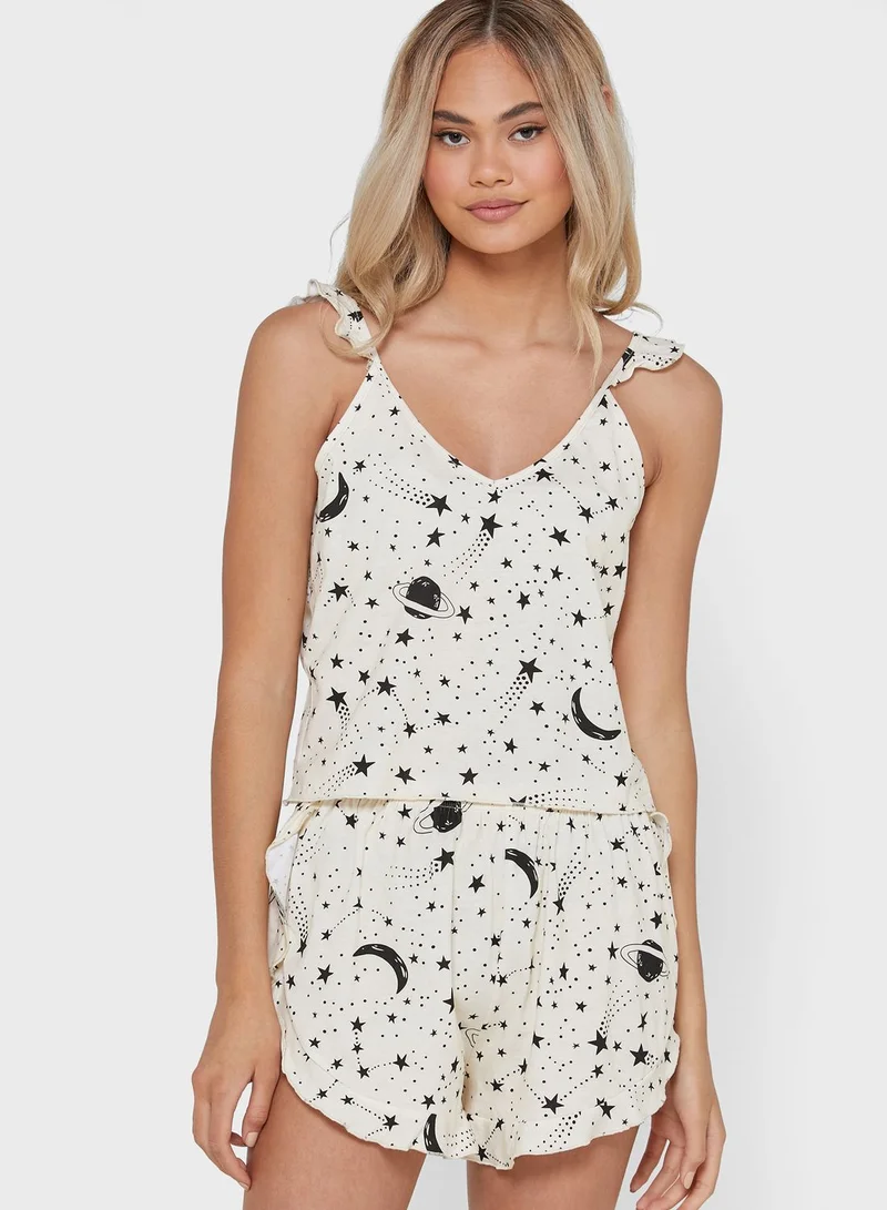 Ginger Cami Print Pyjama Set