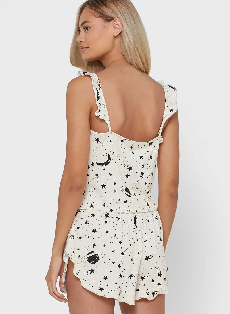 Ginger Cami Print Pyjama Set