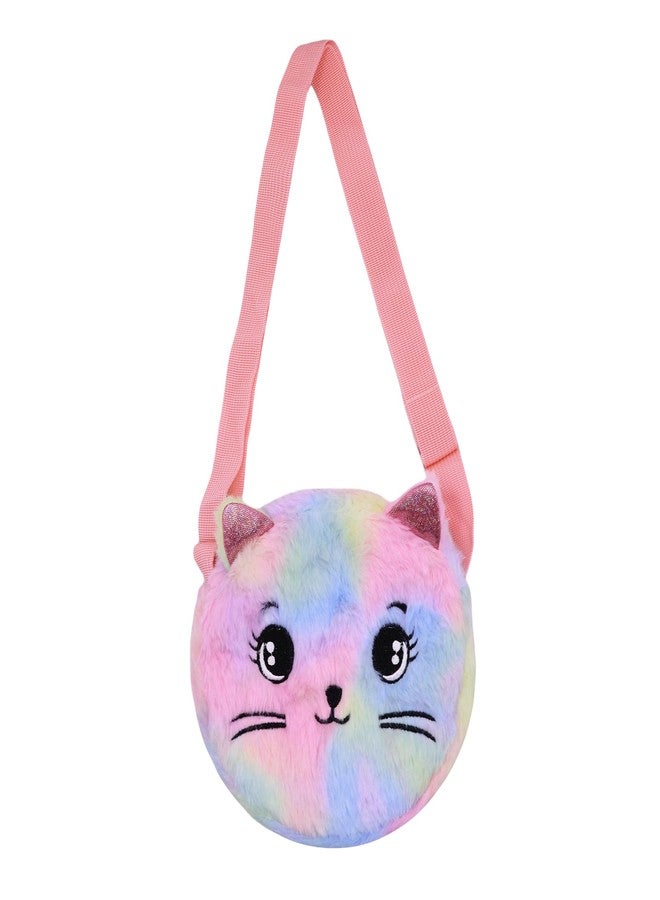 Amamcy Cute Cat Shoulder Bag for Women Small Flulffy Cat Crossbody Purse Animal Plush Satchel Cartoon Daypack Kawaii Purse - Image 1