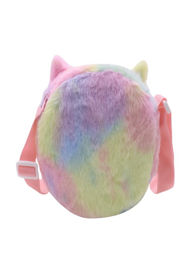 Amamcy Cute Cat Shoulder Bag for Women Small Flulffy Cat Crossbody Purse Animal Plush Satchel Cartoon Daypack Kawaii Purse - Image 4