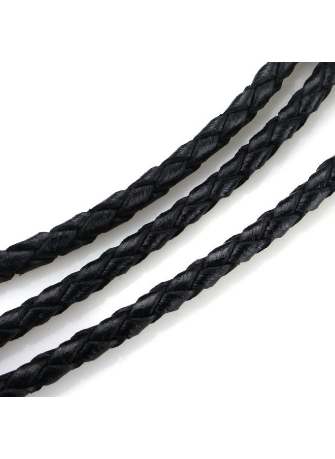 3.0Mm Round Folded Bolo Genuine Braided Leather Cords For Bracelet Necklace Jewelry Making 5M Black - pzsku/Z891EEF1FEBEA37716AA9Z/45/_/1701152822/583697ff-5388-4104-998c-2378604ae74f