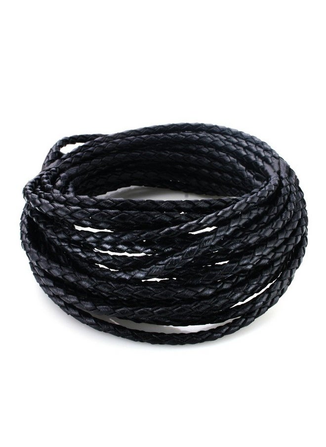 3.0Mm Round Folded Bolo Genuine Braided Leather Cords For Bracelet Necklace Jewelry Making 5M Black - pzsku/Z891EEF1FEBEA37716AA9Z/45/_/1701152843/f890a10a-1066-4194-b85e-17a6a2ffc456