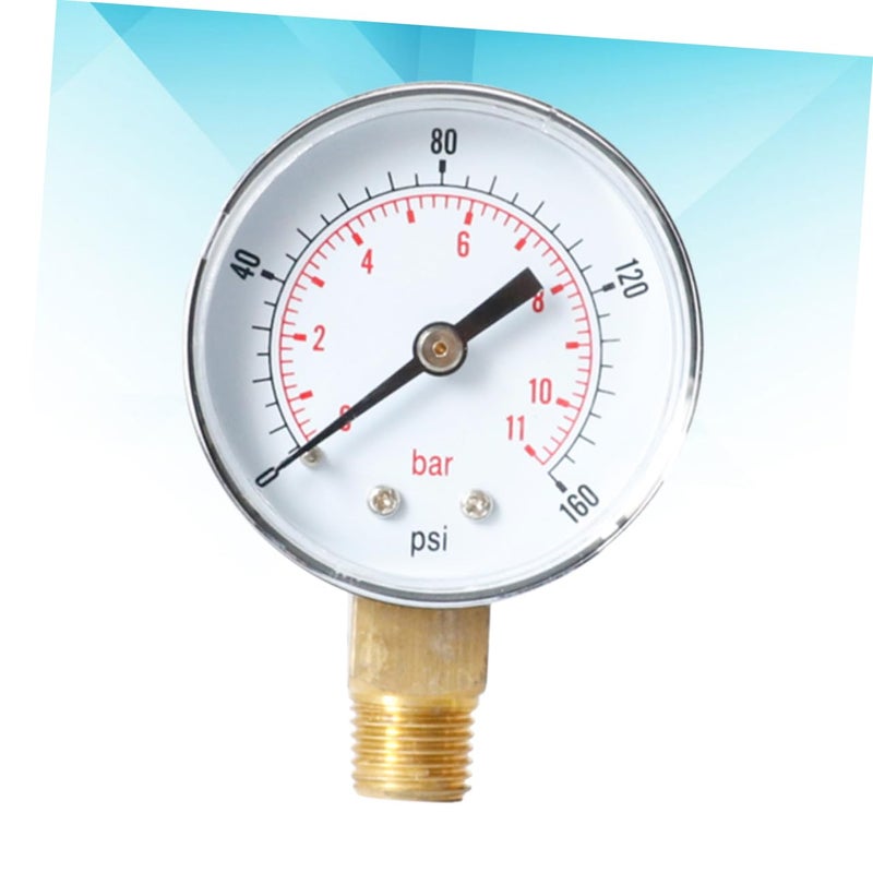 Psi Npt High Precision Pressure Gauge 2 Inch for Oil Gas Easy Reading - Image 3