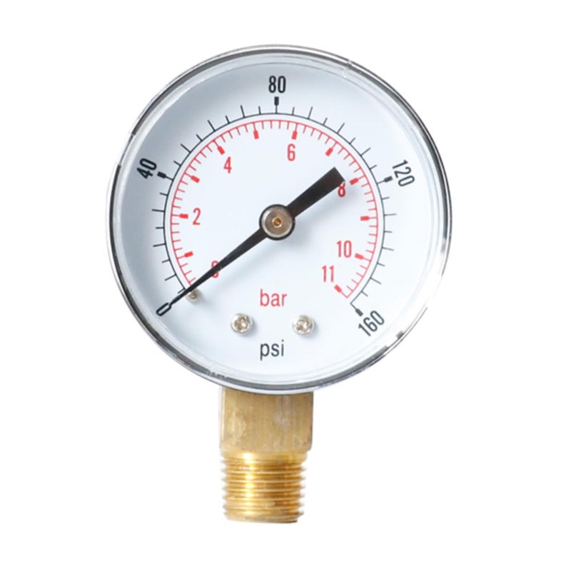 Psi Npt High Precision Pressure Gauge 2 Inch for Oil Gas Easy Reading - Image 1