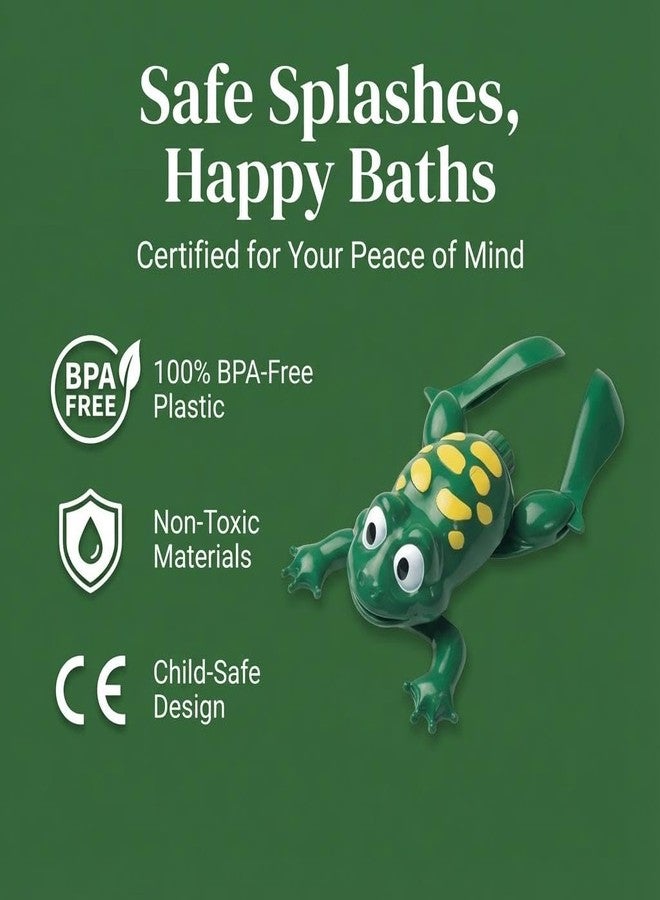 Hamleys Swimming Frog Bath Toy Multicolor 3Y+ | Safe & Gift-Friendly - Image 5