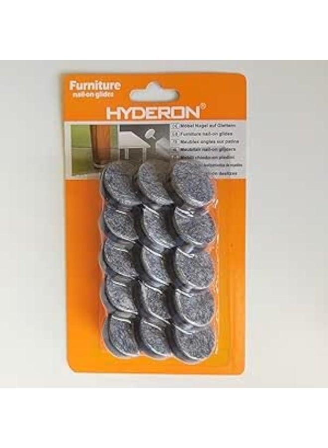 HYDERON أرجل تثبيت الأثاث (قطر 2 سم) لمنع الاحتاكاك بالارضيات - Image 4