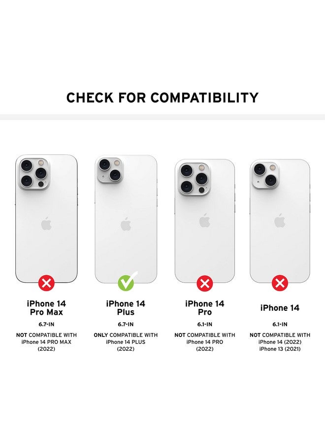 Urban Armor Gear Urban Armor Gear TPU iPhone 14 Plus Case,Plyo Rugged Lightweight Slim Shockproof Clear Protective Case/Cover Designed For iPhone 14 Plus (6.7-Inch) 2022,Wireless Charging Compatible-Ice - Image 2