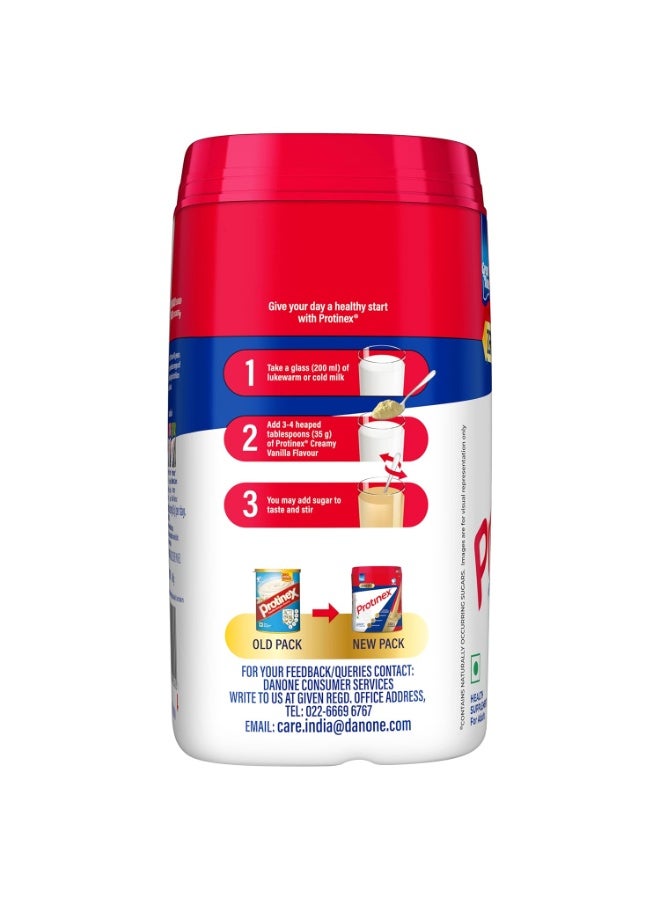 Protinex Health Supplement And Nutritional Protein Mix For Adults-(Creamy Vanilla, 400 Gms, Jar) with 25 Vital Nutrients to Support Strength, Immunity & Active Life - Image 5