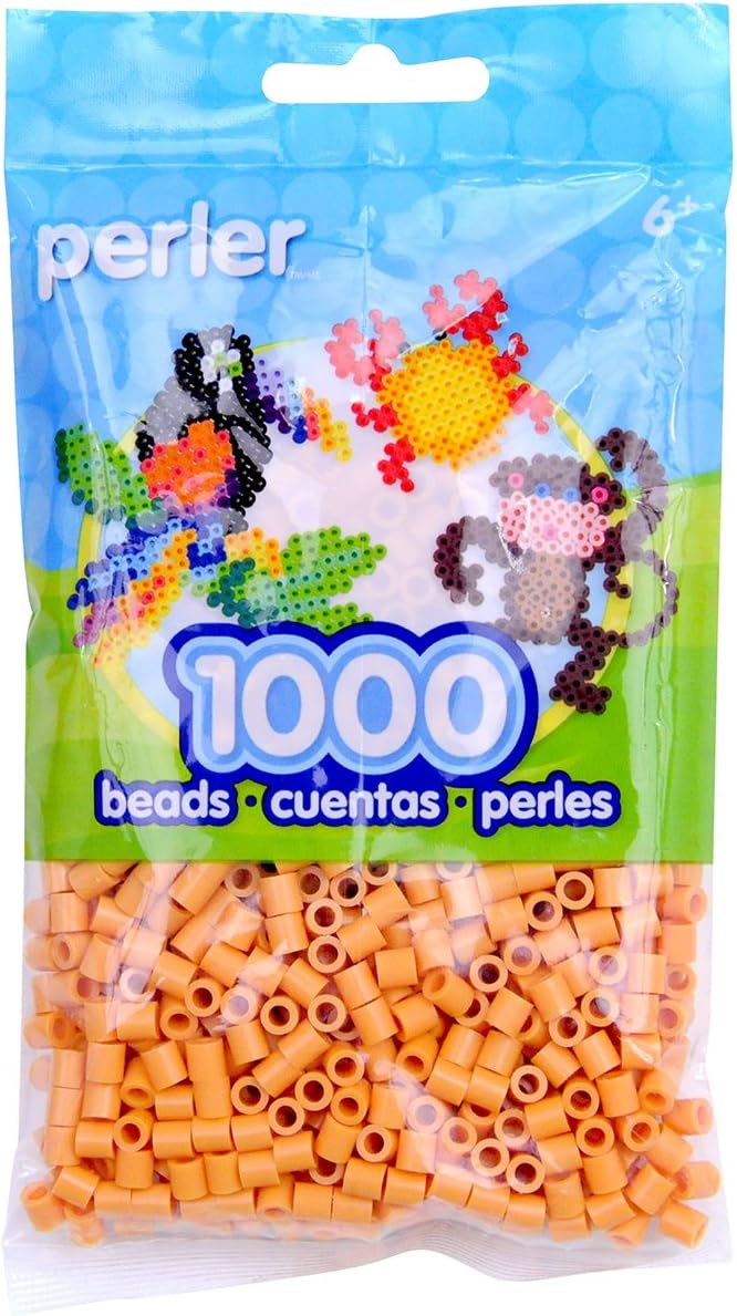Beads Fuse Beads for Crafts, 1000pcs, Butterscotch Orange