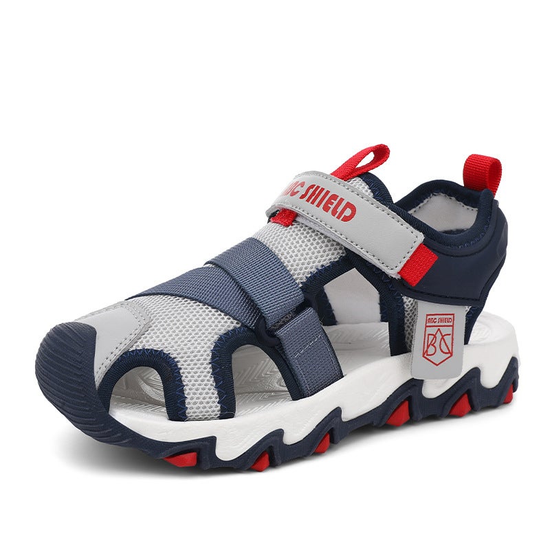 Children'S Shoes Boys Sandals Summer Baotou Soft Sole Children'S Sports Beach Shoes Boys - Image 1