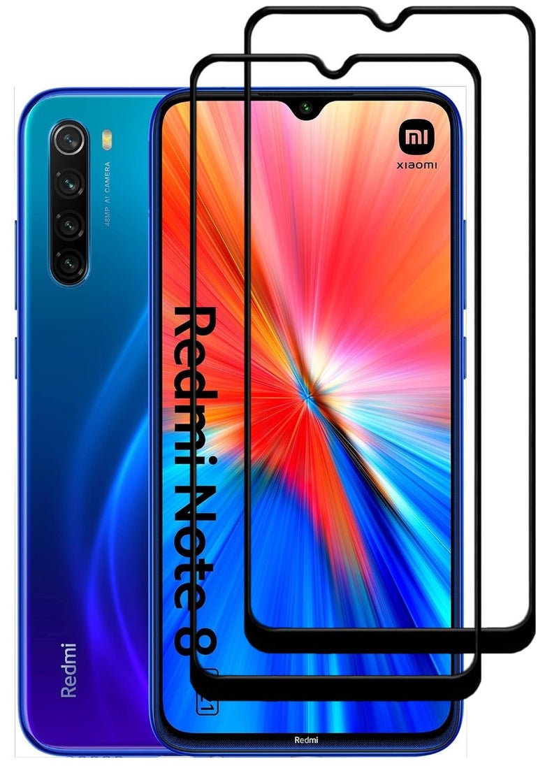 ACLIX 2 Pieces Antistatic ESD Dustproof Premium Quality High Definition Tempered Glass Screen Protector Designed For Xiaomi Redmi Note 8 - Image 1