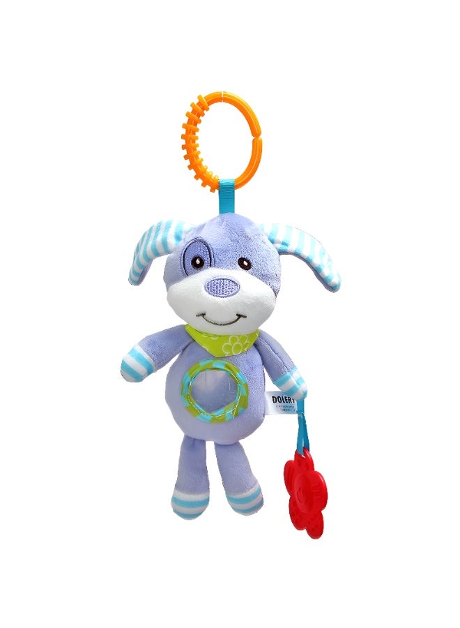 Bambimici Plush Stroller Toy with Teether Clip-Pup-Perks - Image 1