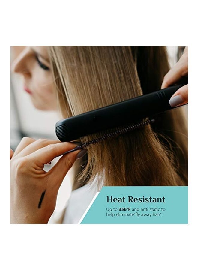 NIBEMINENT 10-Piece Professional All Hair Types Styling Comb Set Black - Image 5