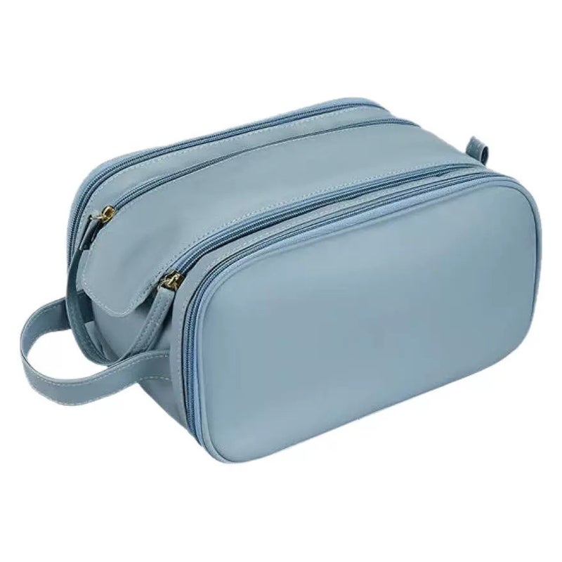 NUNA Large Capacity Double Zipper Cosmetic Toiletry Bag - Image 5