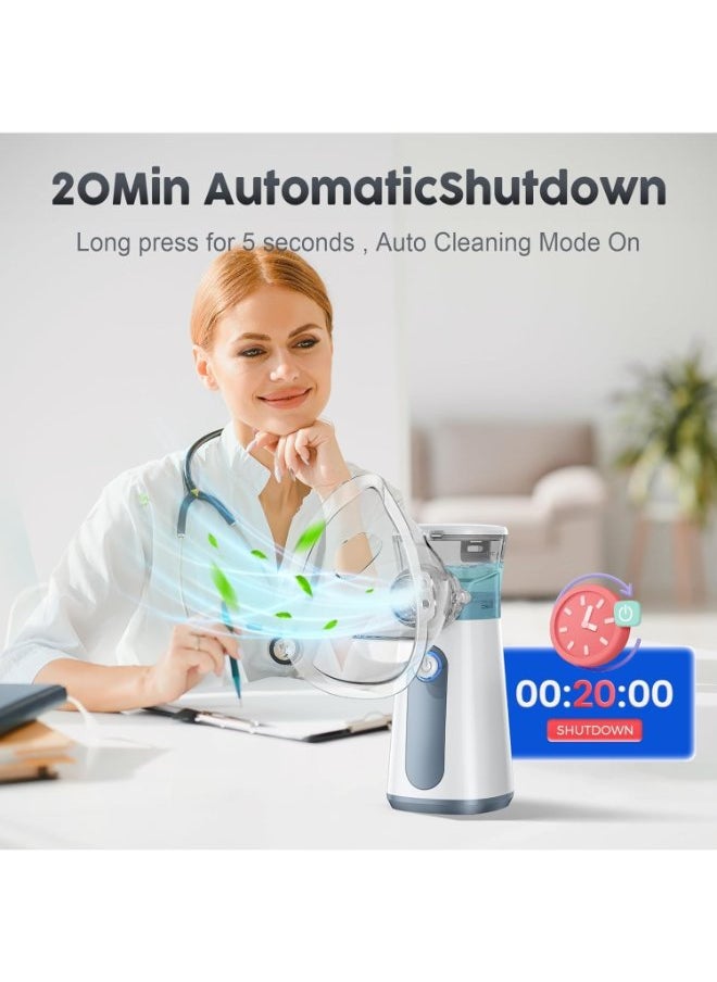 WOLAID Wolaid Ultra Mist Mesh Nebulizer for Kids and Adults - Portable, with Storage Bag  - Image 4