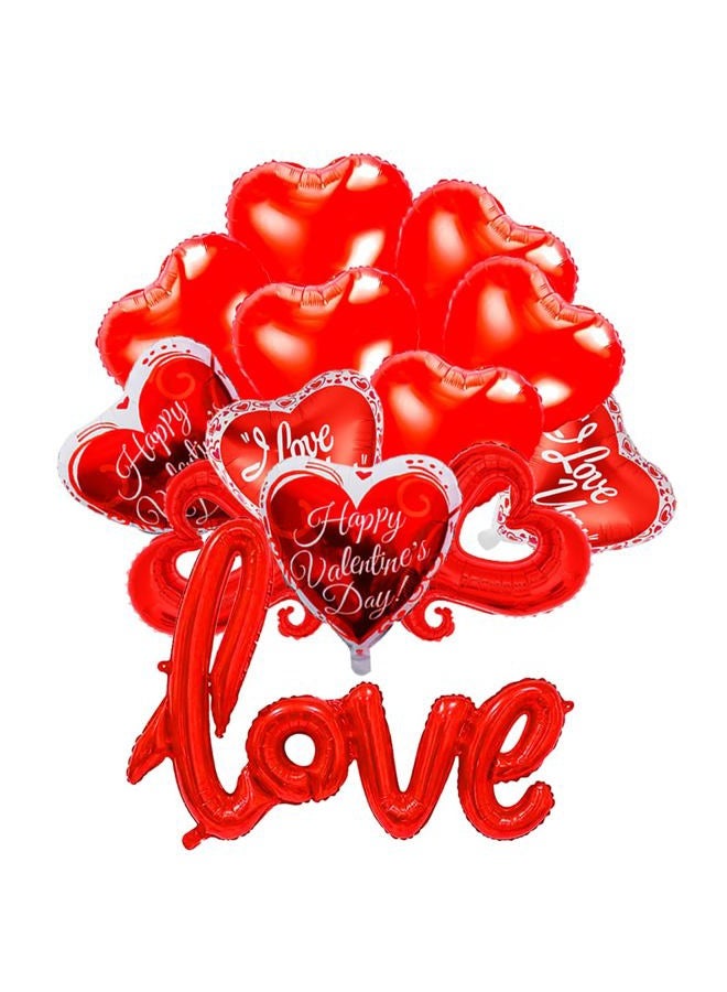 Asonlye Valentines Day Decorations Balloons (Red) - Image 1