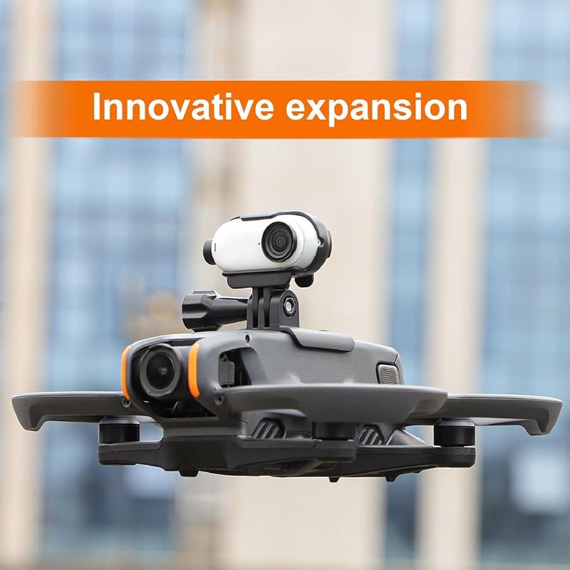 حامل كاميرا الحركة Bnineteenteam لـ DJI Avata 2 و Osmo Go 3 و 2 و 1 مع فتحة برغي 1/4 - Image 3