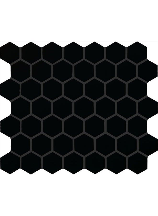 Tile Mart 1.5" Hexagon Mosaic in Matte Black - Image 1