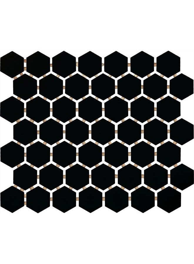 Tile Mart 1.5" Hexagon Mosaic in Matte Black - Image 3