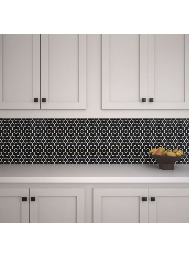 Tile Mart 1.5" Hexagon Mosaic in Matte Black - Image 5