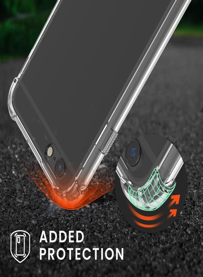kwmobile Crossbody Case Compatible with Apple iPhone 6 Plus / 6S Plus Case - Clear TPU Phone Cover w/Lanyard Cord Strap - Black/Transparent - Image 2