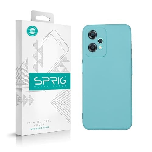 SPRIG Compatible with OnePlus Nord CE 2 Lite 5G Premium FlexTone Back Cover Drop Tested Shock Proof Mobile Case for Men, Women, Boys and Girls with Camera Protection (Light Green) - Image 1