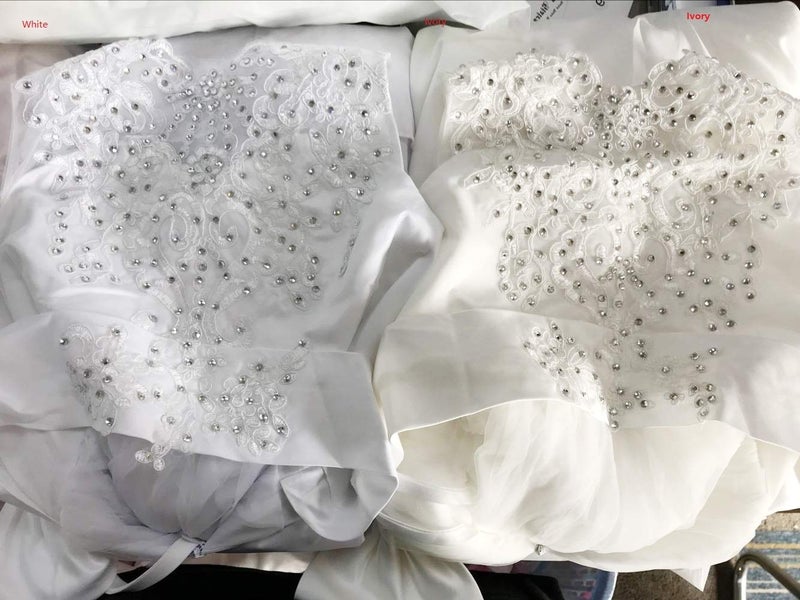 WDE Princess Ivory Long Girls Pageant Dresses Kids Prom Puffy Tulle Ball Gown US 8 - Image 2