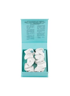 BRIGHTLY LABS Luxurious Silk Hair Scrunchies - 100% Mulberry Silk, these hair ties ensure elastic ponytail hold while preventing frizz and breakage. Each set includes 2 scrunchies for effortless hair care.  - Image 3