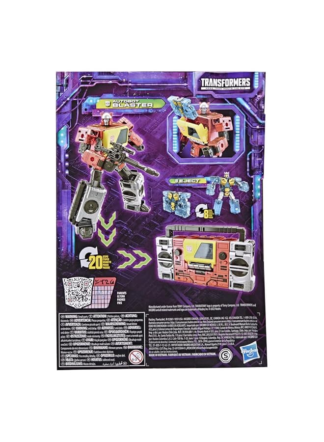 TRANSFORMERS Generations Legacy Autobot Blaster & Eject 17.5 Cm Voyager Class For Kids Ages 8 And Up - Image 5