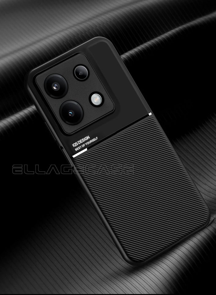 ELLAGECASE Premium Ultra-Thin Case for Xiaomi Redmi Note 13 5G, Hidden Metal Plate, Slim Design, Easy to Hold, and Enhanced Camera Protection - Image 5