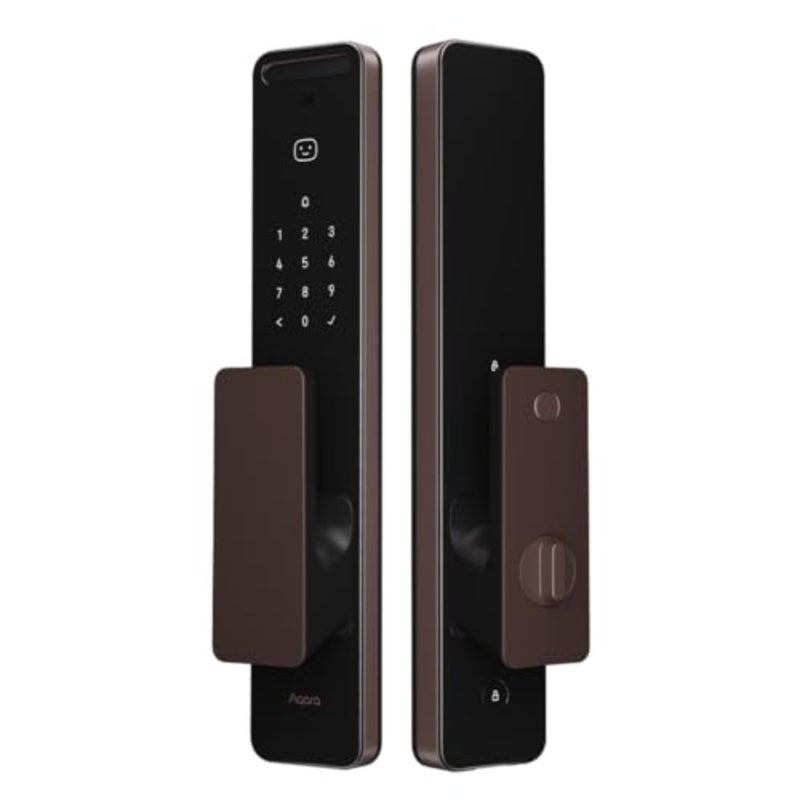 قفل الباب الذكي D200i، التعرف على الوجه الآمن ثلاثي الأبعاد، NFC، رموز PIN، دعم مفتاح Apple Home - الإصدار العالمي - Image 1