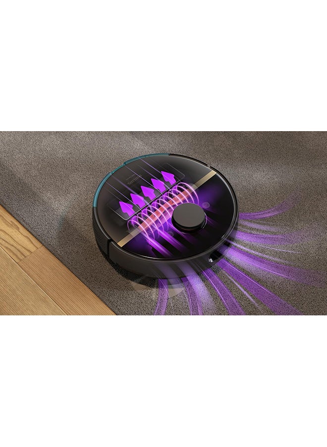 Philips HomeRun 7000 Series Robot Vacuum & Mop with Auto-Empty Station, 5000Pa Ultra-Strong Suction, Smart Obstacle Detection, App Control, Self-Charging Robotic Cleaner With 2 Year Warranty 700 W XU7100/01 Deep Black/Gold - Image 5