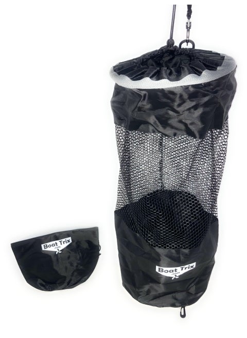 Boat Trash Bag Can Reuseable Washable Mesh and NylonPolyester by Boat Trix Multiple Sizes and Models Slim Line Large