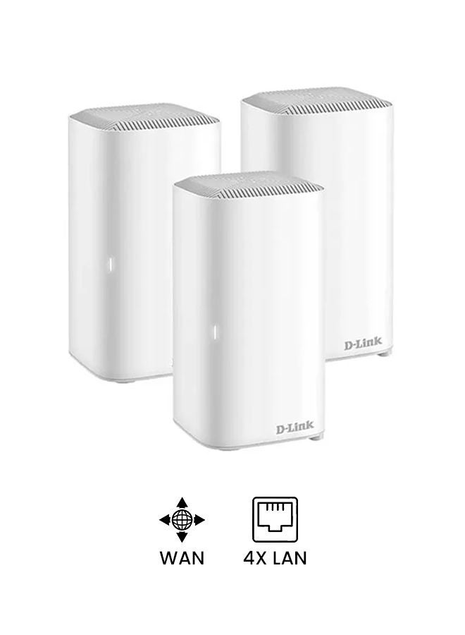 دي لينك نظام شبكة Wi-Fi 6 للمنزل بالكامل COVR X1873 AX1800 (عبوة من 3 قطع) - Image 2