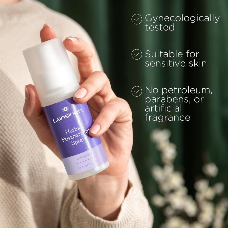 Lansinoh Lansinoh Herbal Perineal Spray Postpartum Essentials 35 Ounces - Image 4