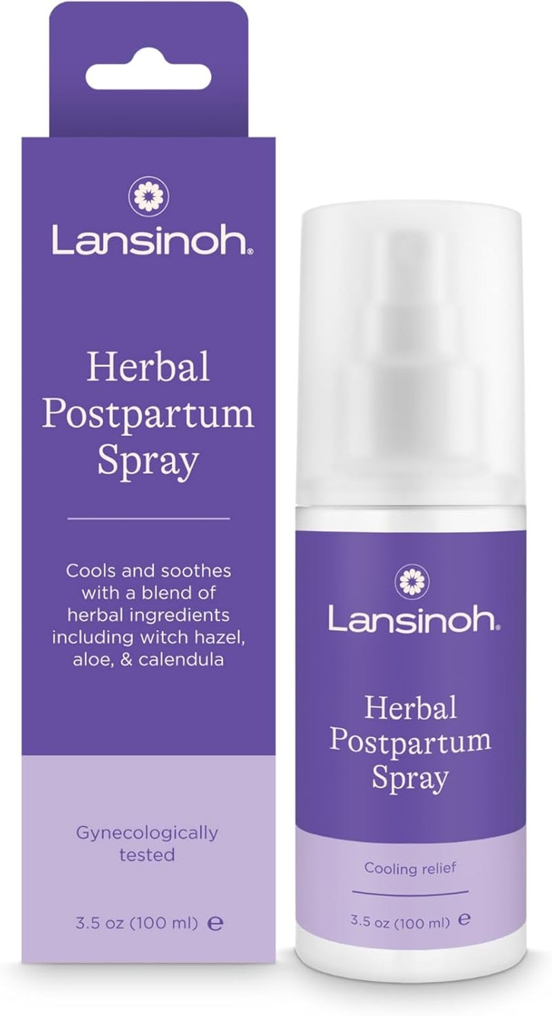 Lansinoh Lansinoh Herbal Perineal Spray Postpartum Essentials 35 Ounces - Image 1