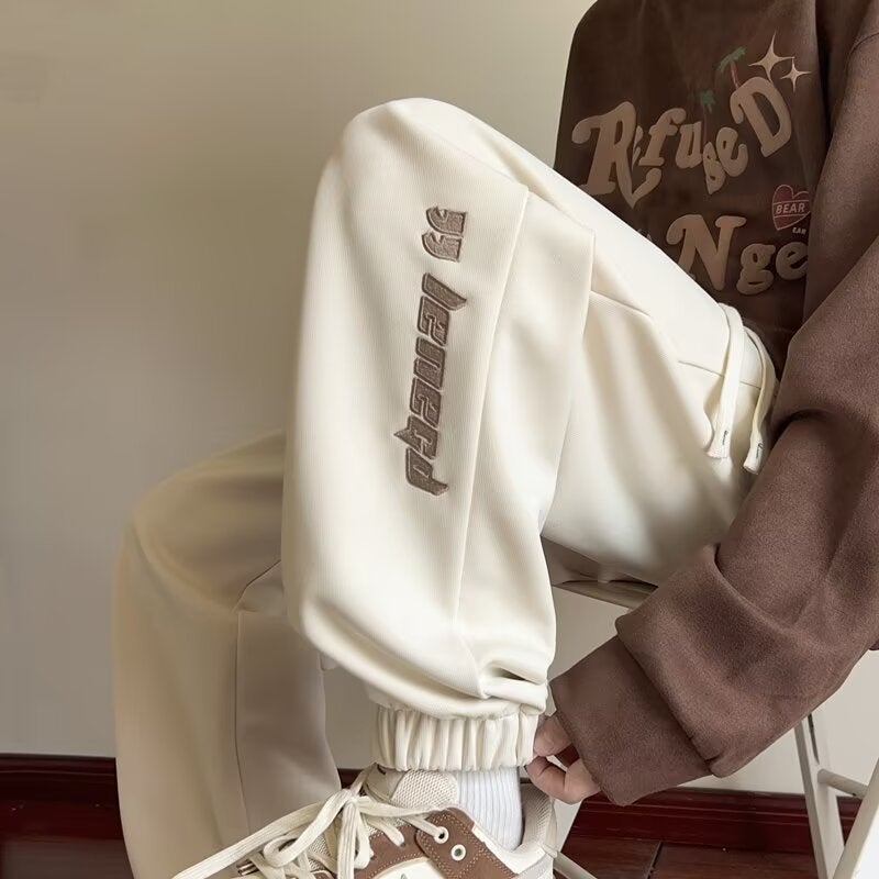 American Style Fashion Brand Sports Pants for Boys Spring and Autumn Style Leg-legged Harlan Pants All-match Loose High Street Casual Pants - Image 1