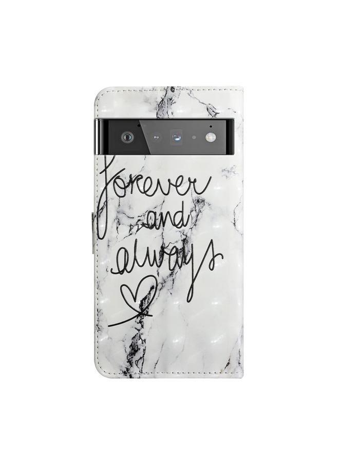 S-TOP Case For Google Pixel 6 Oil Embossed 3D Drawing Leather Phone Case - Image 3