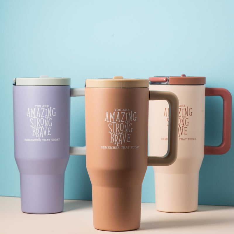 DIVERSEBEE 30 oz Insulated Stainless Steel Tumbler with Lid, Inspirational Birthday Thank You Gifts for Women, Mom, Wife, Girlfriend, Teacher, Her, Nurses, Best Friend, Travel Mug (Mocha) - Image 4