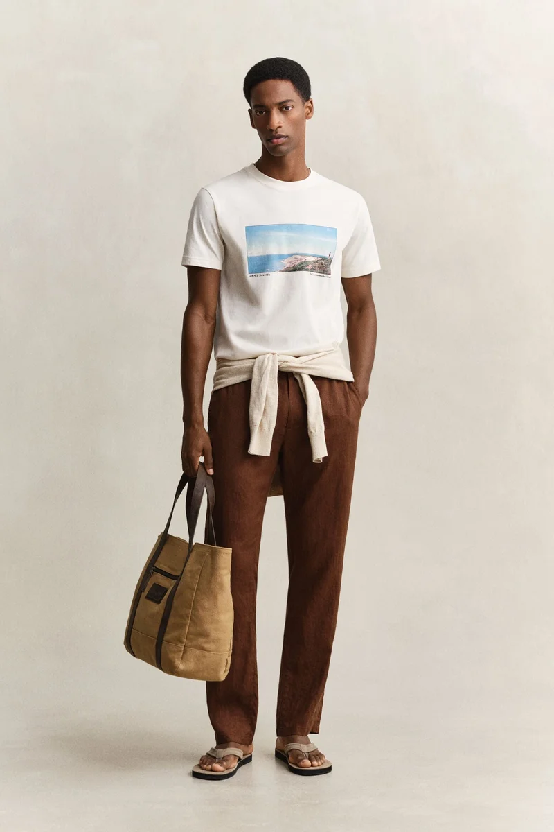 GANT Scenery Graphic Short Sleeve T-Shirt