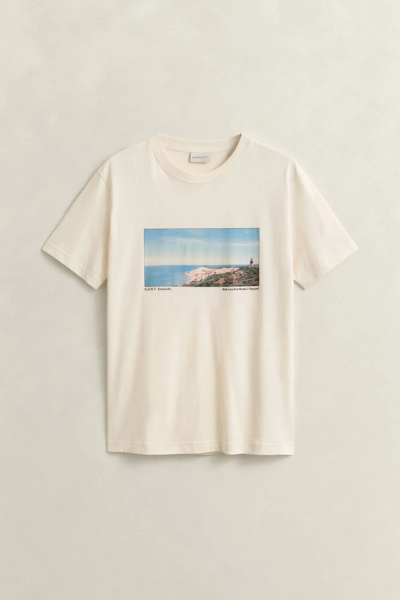 GANT  Scenery Graphic Short Sleeve T-Shirt for Men | Best Price UAE