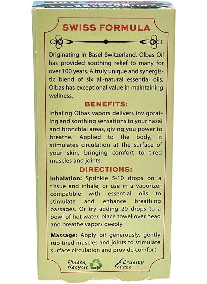 Olbas OLBAS Massage and Aromatherapy Oil, 1.01 FZ  - Image 3
