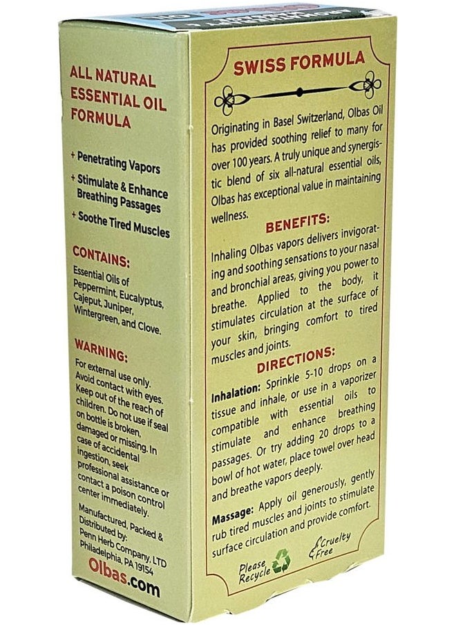 Olbas OLBAS Massage and Aromatherapy Oil, 1.01 FZ  - Image 4