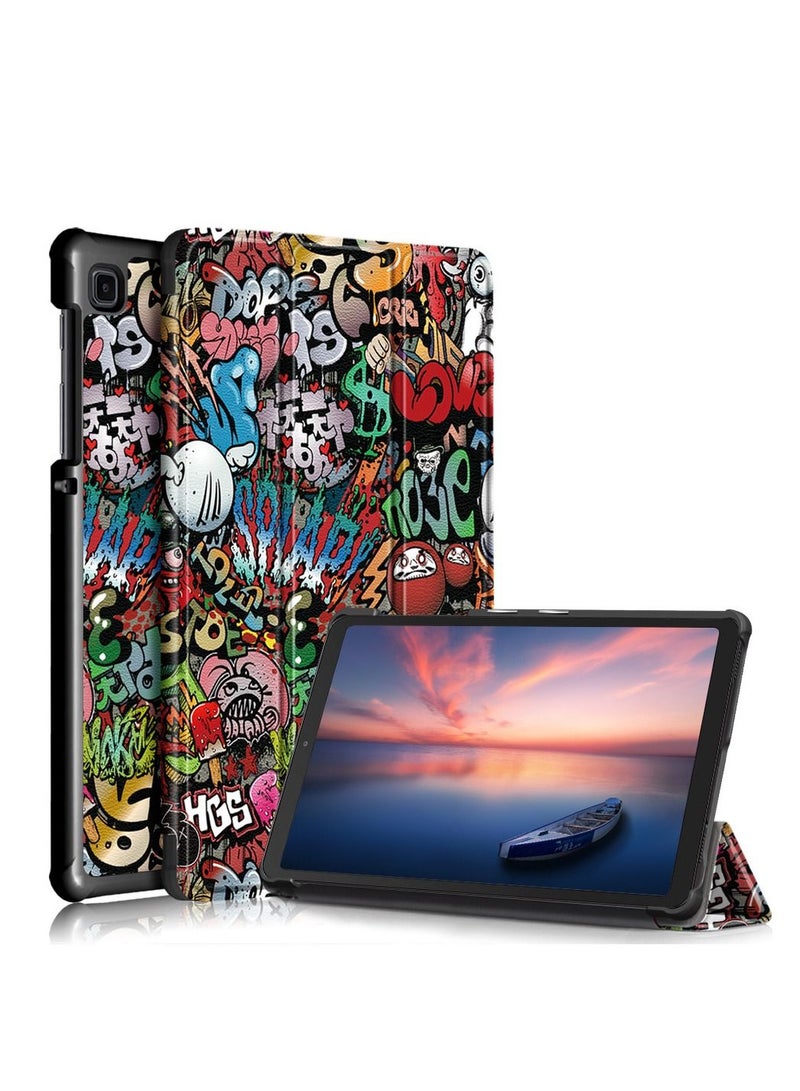 جالاكسي تاب A7 لايت الهاتف الخليوي القضية 8.7 بوصة 2021 ترايبود خفيفة الوزن رقيقة مقابل فتح الهاتف الثابت القضية تنطبق على 8.7 بوصة غالاكسي تاب A7 لايت SM-T220 SM-T225 T227 2021 الإصدار ( خربش ) - Image 1