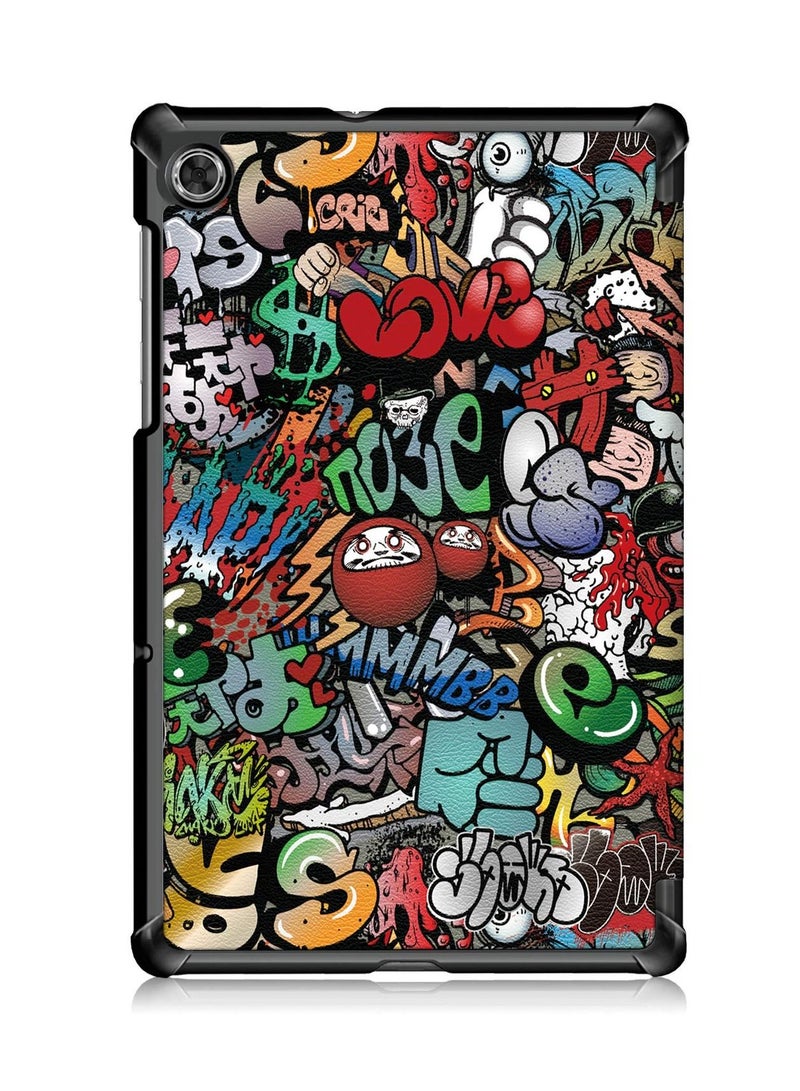 جالاكسي تاب A7 لايت الهاتف الخليوي القضية 8.7 بوصة 2021 ترايبود خفيفة الوزن رقيقة مقابل فتح الهاتف الثابت القضية تنطبق على 8.7 بوصة غالاكسي تاب A7 لايت SM-T220 SM-T225 T227 2021 الإصدار ( خربش ) - Image 4