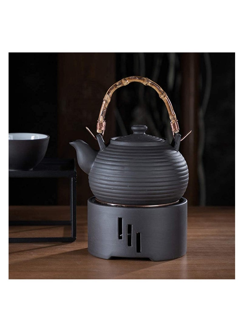 SYOSI Ceramic Teapot Warmer Tea Coffee Base for Borosilicate Glass Cast Iron Without Candle Heating Heatproof Dish Warming Tools Stainless Steel and Warm Tool - Image 2