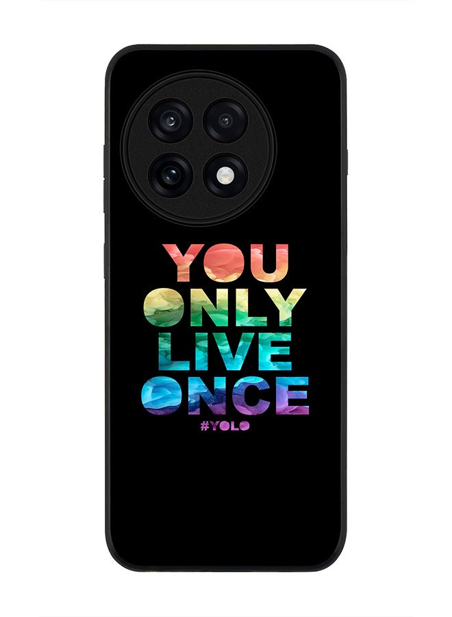 Stylizedd For OnePlus 13R / Ace 5 Pro Case,Slim fit Camera Protection, Shockproof Thin Phone cover  - YOLO