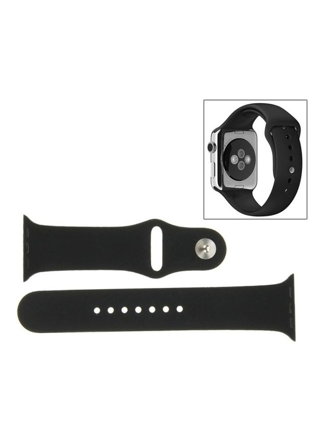 Replacement Strap for Apple Watch 42mm Black - Image 1
