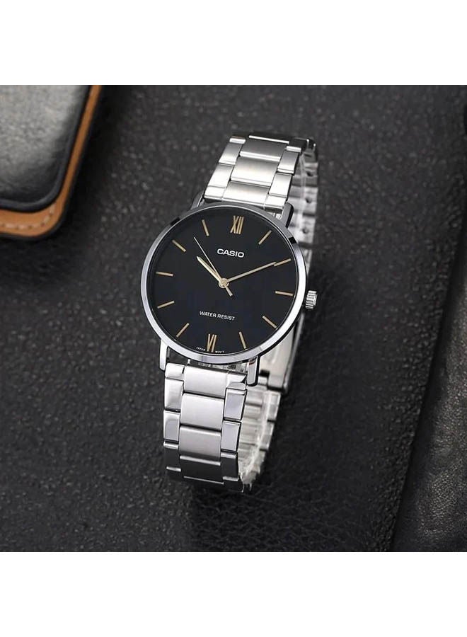 CASIO Stainless Steel Analog Watch MTP-VT01D-1BUDF - Image 2