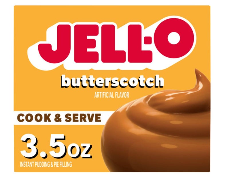Jell-O JellO Cook  Serve Butterscotch Pudding  Pie Filling Mix 35 oz Box - Image 3